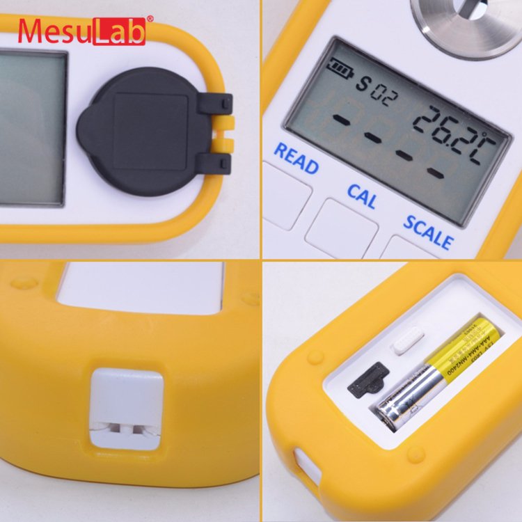 MesuLab Ethylene Glycol 0-60% Engine Coolant Tester Refractometer for Testing Antifreeze