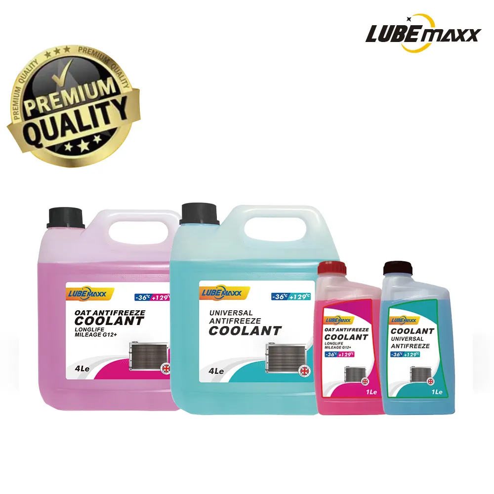Hot Selling Good Anti-freezing Radiator Coolant Engine Green Blue Red Engine Coolant Liquid Ready to Use 4L