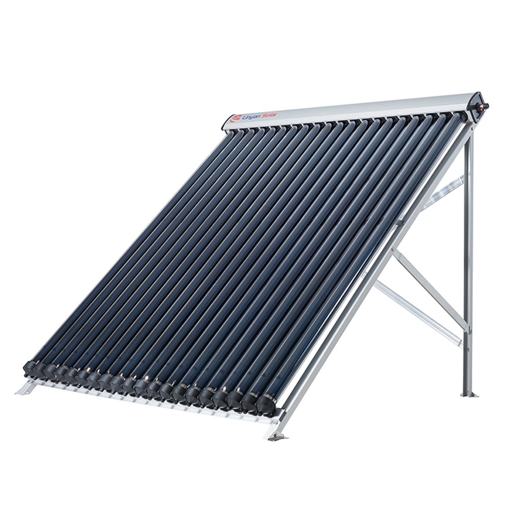 Rooftop Heat Pipe Manifold Solar Thermal Water Collector System Heat Collector Pressurized Vacuum Tube Solar Collector