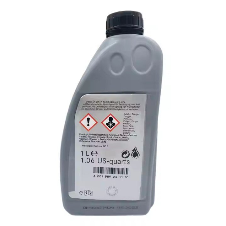 Mercedes 1-Liter Germany Hydraulic Power Steering and Transmission Oil Antifreeze for Lubricating Oil A001989240310