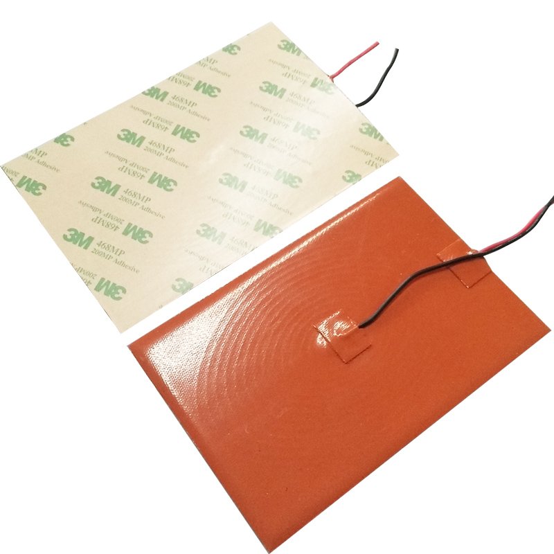 120*120mm Square heater 3D Printer Plate Heat Bed Flexible Heating Pad 120W High Heat Transfer Efficiency with thermistor