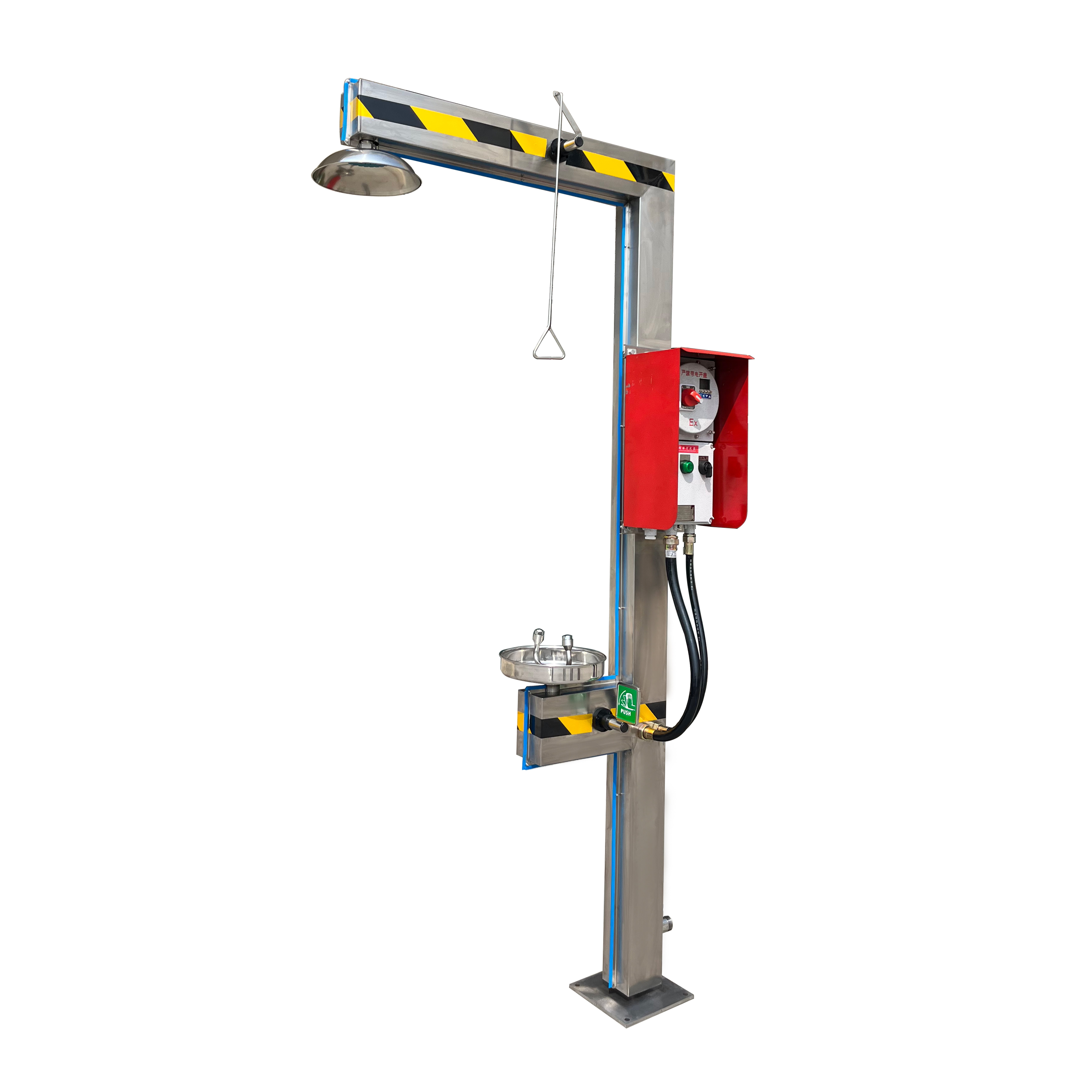 Stainless Steel Antifreeze and Explosion-proof Electric Heat Tracing Eye Wash Station
