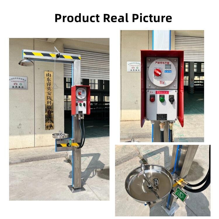 Stainless Steel Antifreeze and Explosion-proof Electric Heat Tracing Eye Wash Station