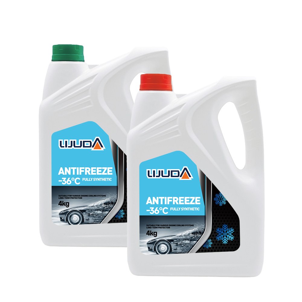 Antifreeze Coolant 4L -36℃ Red Long Life Antifreezes Radiator Coolant for Car Ethylene Glycol Antifreeze LIJUNDA Brand Coolant