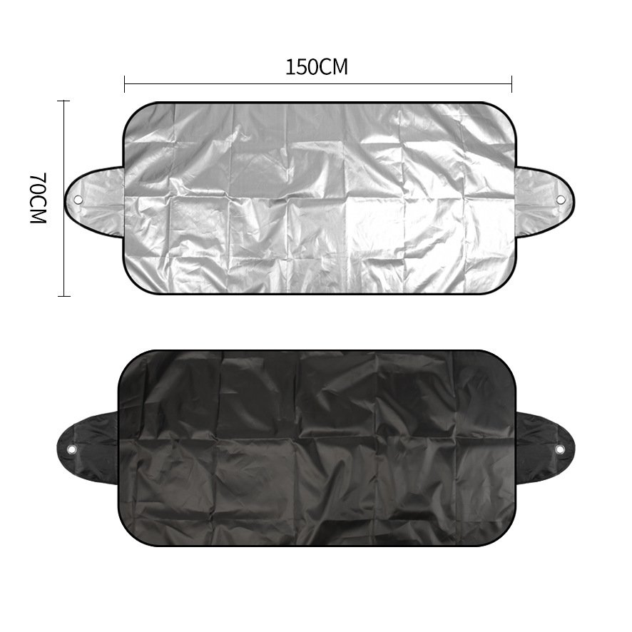 Premium Quality Universal Fit Car Sunshade Waterproof,Snow & Dustproof Front Windshield Cover for Easy Antifreeze Protection