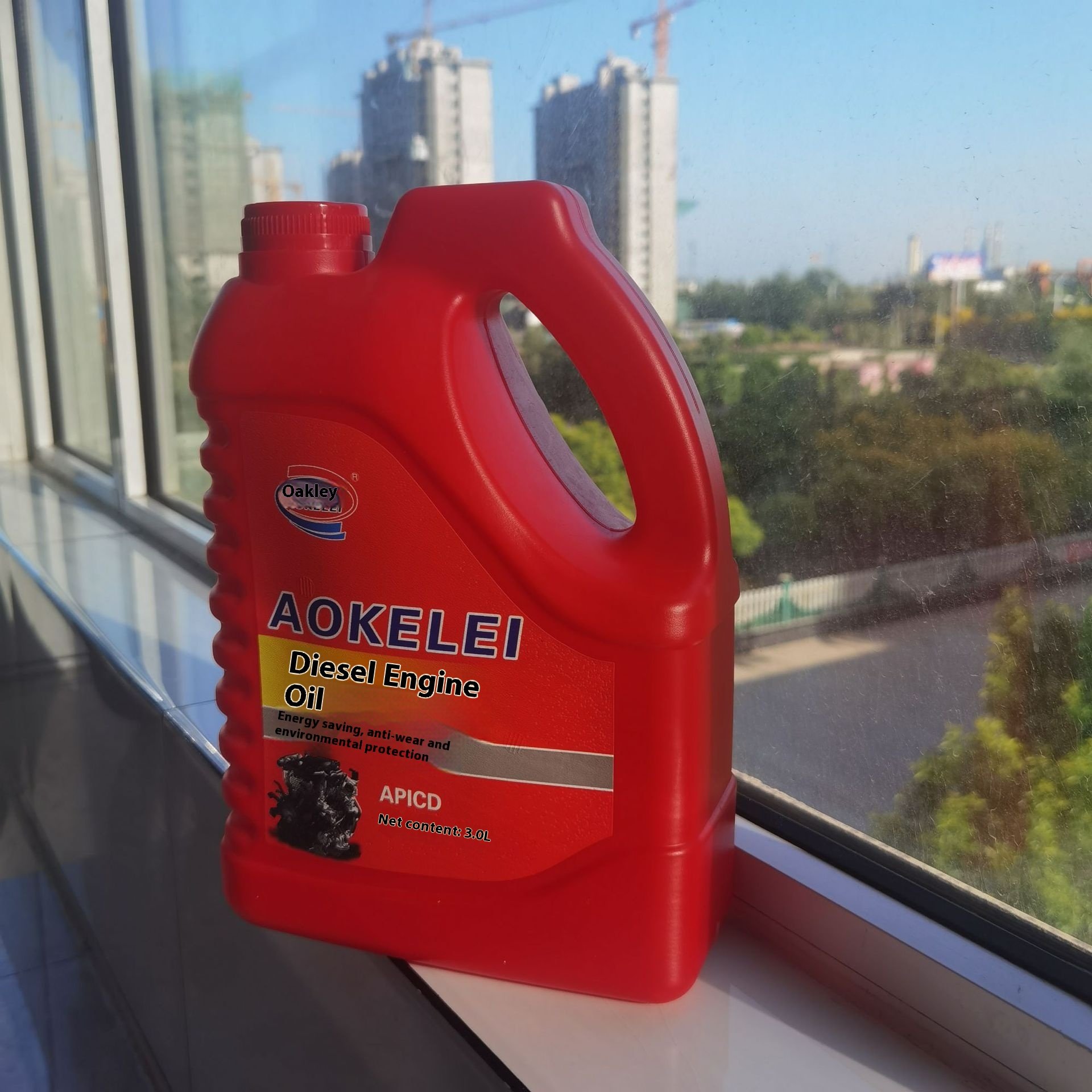 In-Stock 3L Plastic Oil Bottle Liquid Level Line Food Grade Sealed Antifreeze Barrel for Lubricating Oil