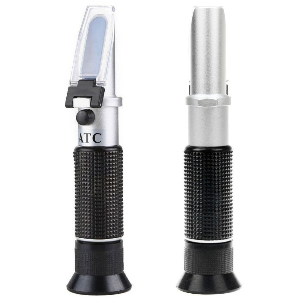 High Quality Handheld Refractometer From China Honey Pure Aluminum Styles Brix Test Function ATC Compliant