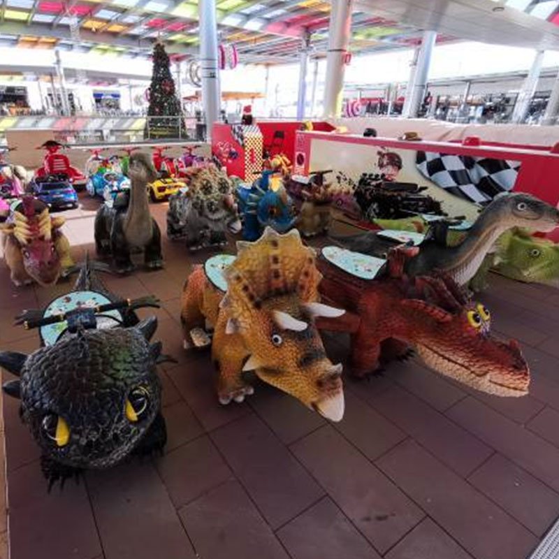 Dino City Amusement Park High Quality Animatronic Dinosaur Ride