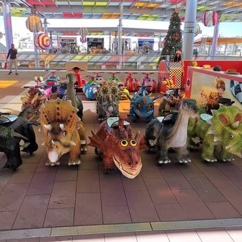 Dino City Amusement Park High Quality Animatronic Dinosaur Ride