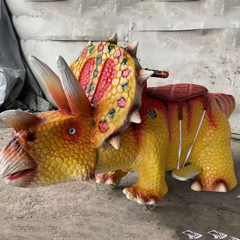 Dino City Amusement Park High Quality Animatronic Dinosaur Ride