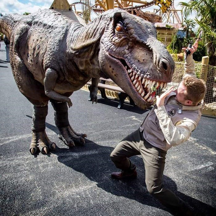 2024 Hot Sale Manmade Jurassic Theme Park Dinosaur Theme Costume
