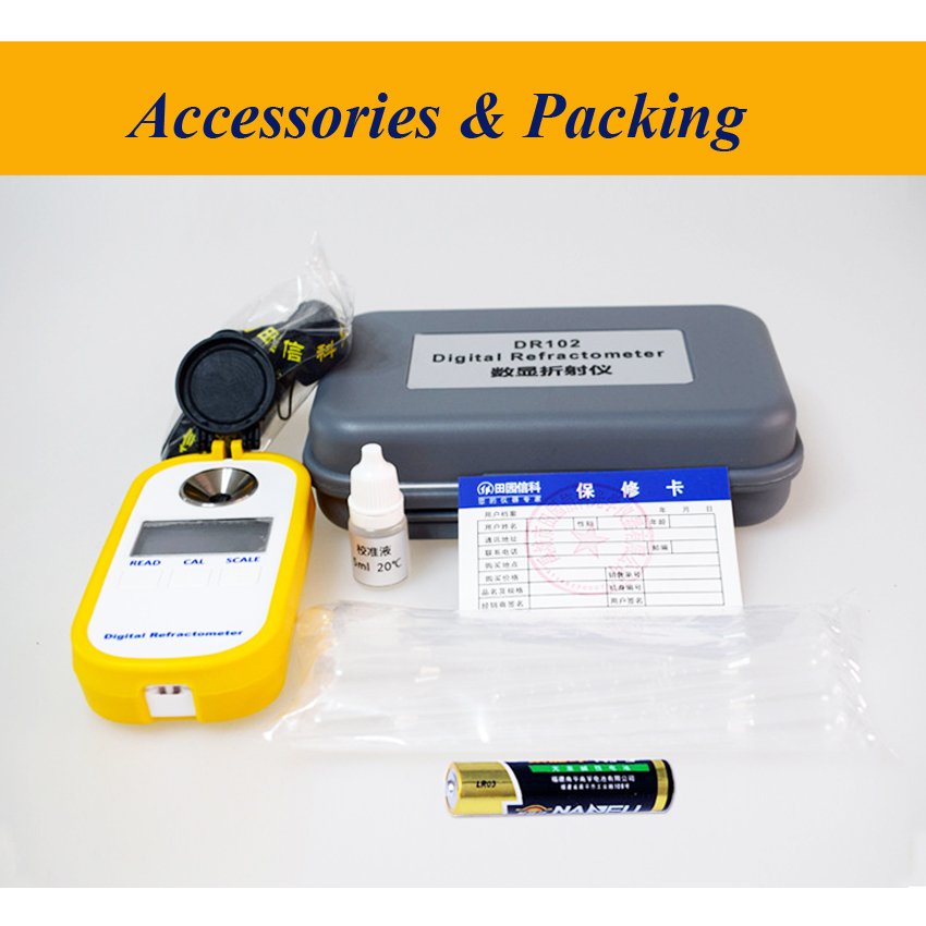 Portable Digital Car Engine Coolant Tester Ethylene Glycol Dr603 Antifreeze Concentration Refractometer