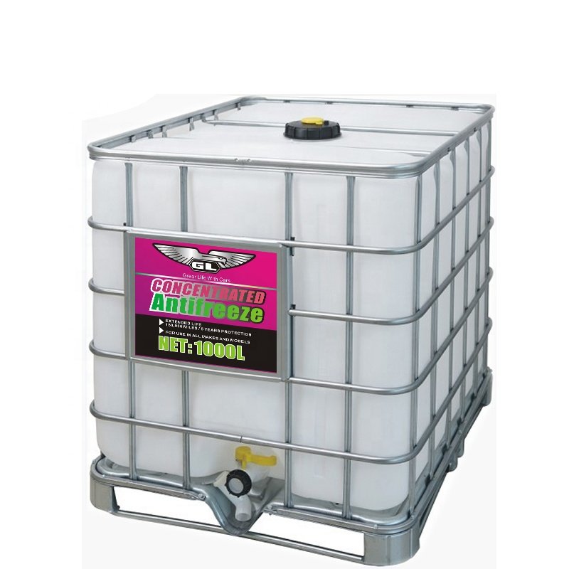 Customized Bulk Drum 208L Antifreeze Radiator Coolant 1000L IBC tank Concentrate Long Terms Antifreeze Coolant