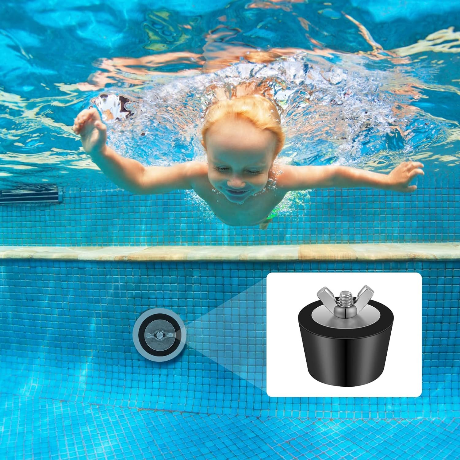 High Quality Swimming Pool Rubber Stopper Winter Pipe Antifreeze Plug Pool Winterizing Plug Stainless Steel Bolts Rubber Plug