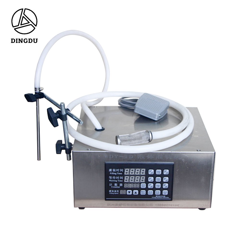 WDY-1G Electric Diaphragm Pump Mineral Spring Water Big Bottle Bucket Gallon Liquid Filling Machine