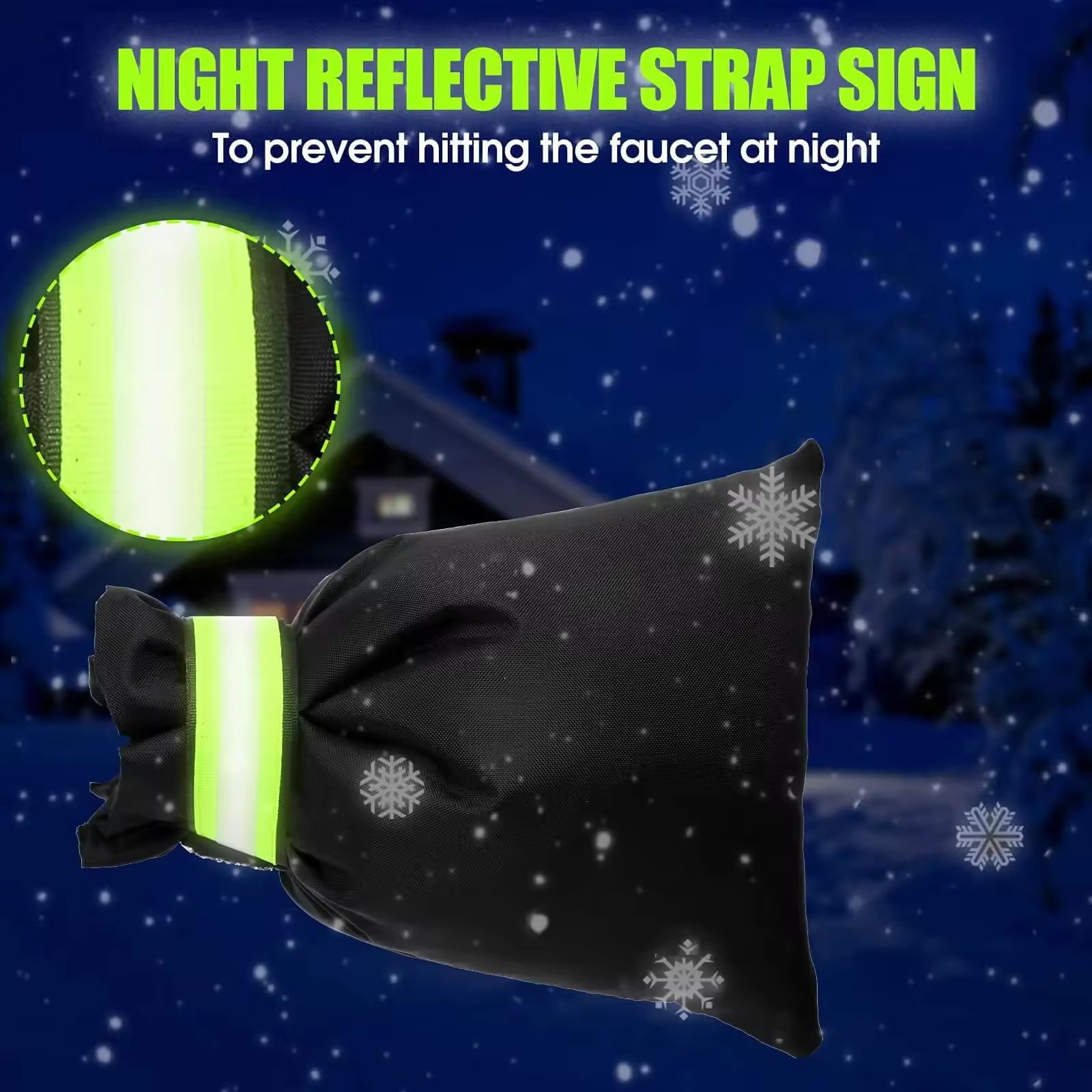 4 Packs 21*17 Wholesale Reusable Insulation Frost Free Antifreeze Spigot Pipe Freeze Thickened Outdoor Faucet Covers for Winter