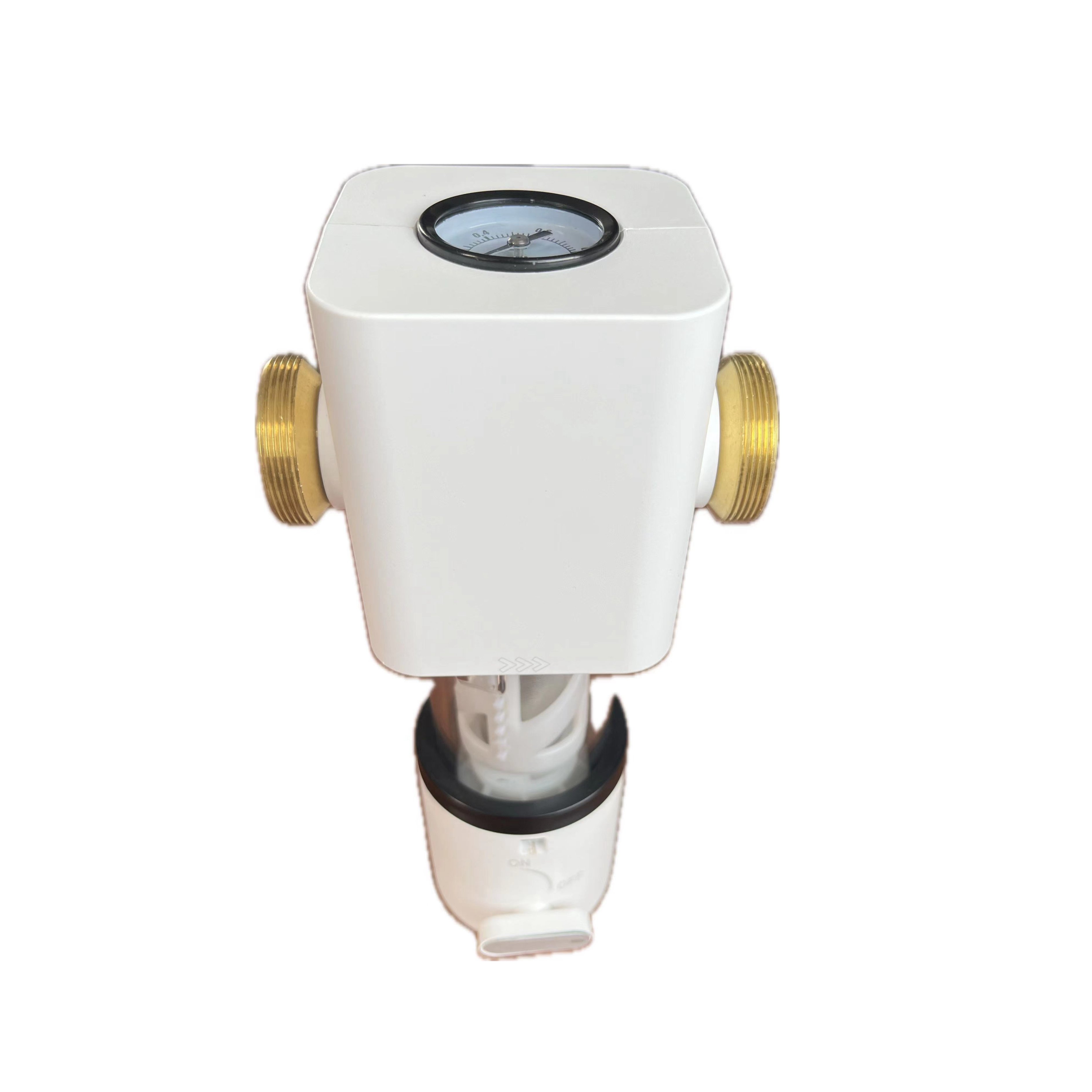 Brass+Plastic Water Prefilter With Accessories 1/2"-3/4" 15-20 Antifreeze Self-Cleaning With Records