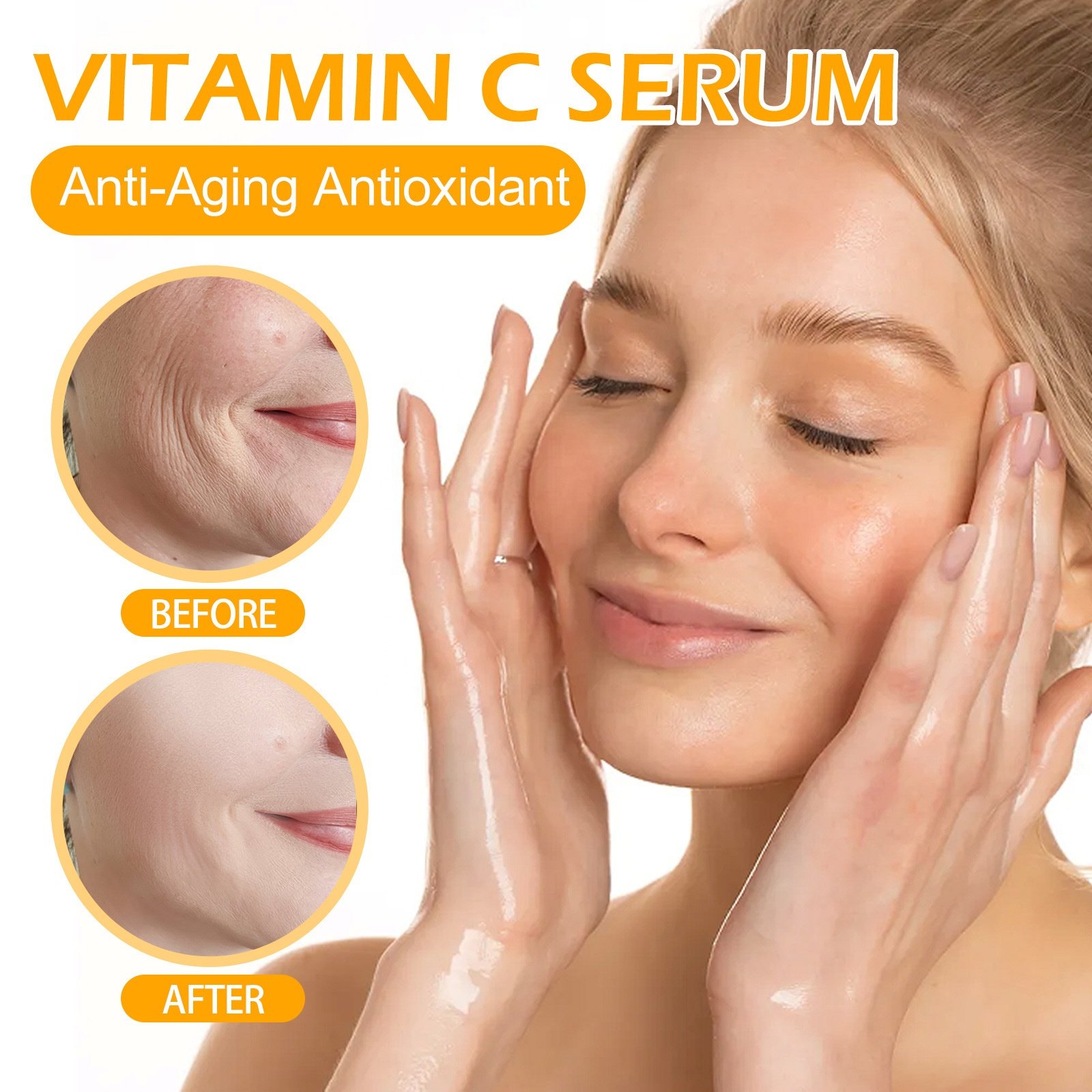 Vitamin C Anti Aging Essence Lighten Neck Wrinkles Firmen Face Wrinkles Anti Wrinkle Face Serum