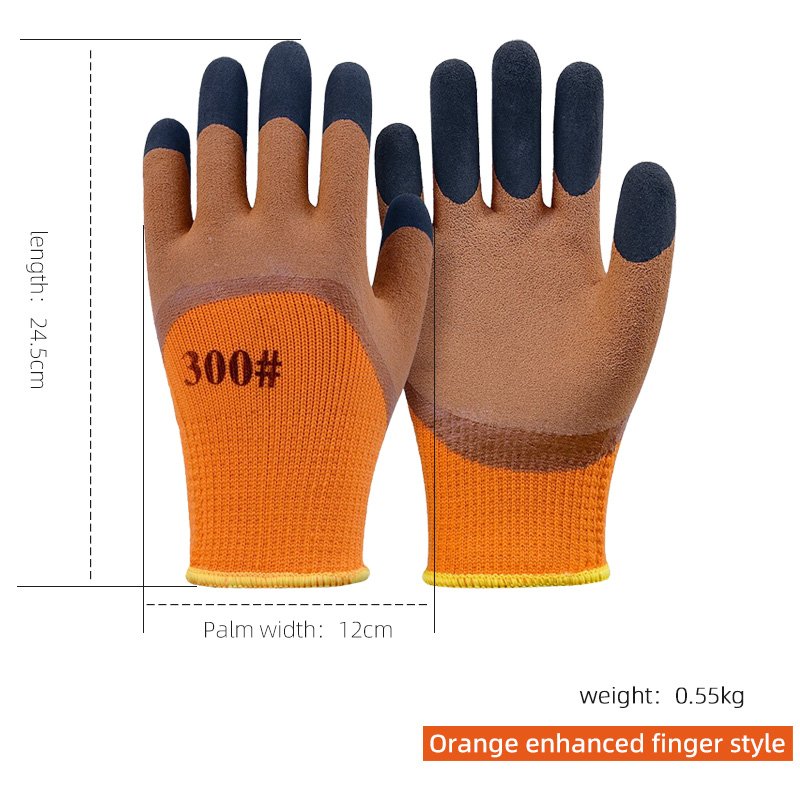 Antifreeze Gloves for Winter, Wear-resistant, Anti Slip, Brushed, Warm, and Low Temperature Resistant Protective Gloves