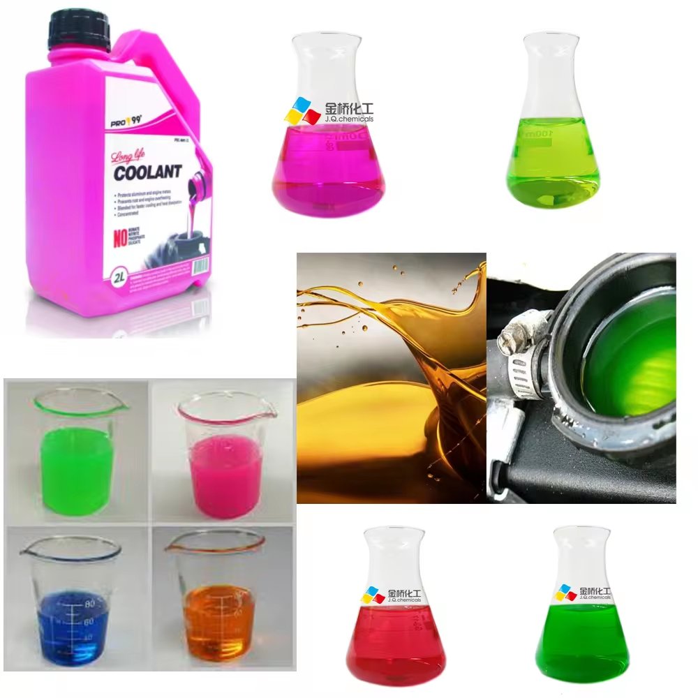 Dark Green JQ-816 Powder Water Soluble Dyes for Antifreeze Coolants or Engine Cleaner