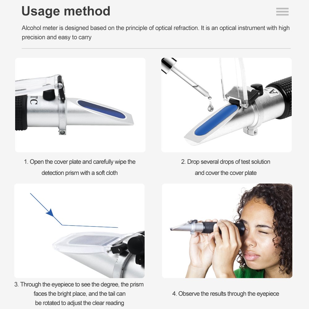 4 in 1 Portable Engine Fluid Glycol Freezing Point Car Battery Automotive Antifreeze Auto Refractometer