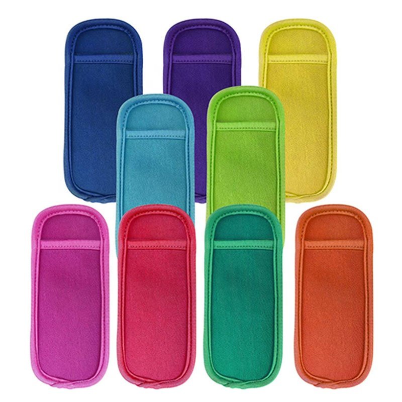 High Quality Waterproof Ice Pop Sleeves Dye Sublimation Cute Popsicle Holder
