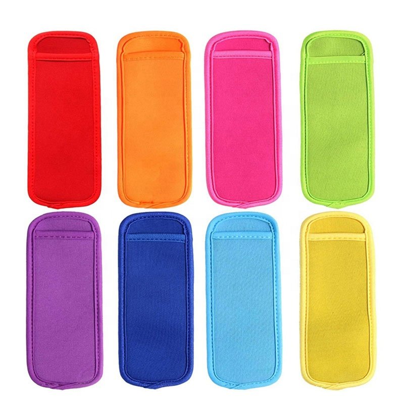 High Quality Waterproof Ice Pop Sleeves Dye Sublimation Cute Popsicle Holder