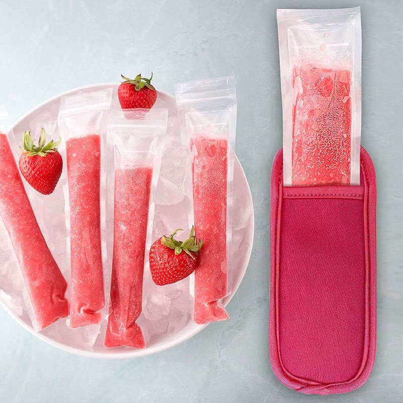 High Quality Waterproof Ice Pop Sleeves Dye Sublimation Cute Popsicle Holder