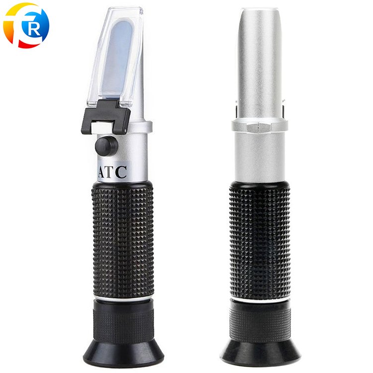 32% Brix ATC Handheld Refractometer Sugar Tester Aluminium Plastic Styles 0-32% Details