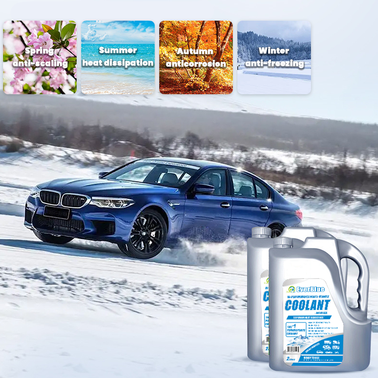 Hight Quality 2L Antifreeze Pink Red Green Blue Radiator Antifreeze Coolant Factory Organic Coolant