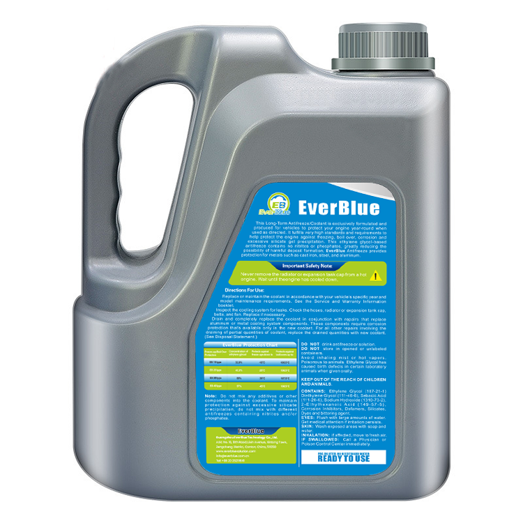 Hight Quality 2L Antifreeze Pink Red Green Blue Radiator Antifreeze Coolant Factory Organic Coolant