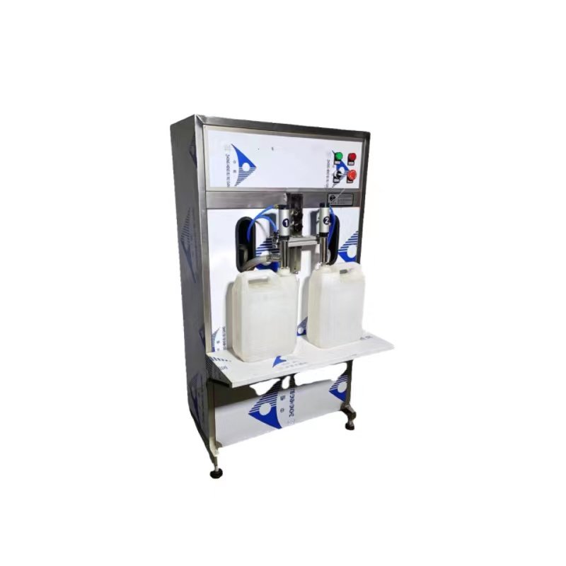 WF-LGY 5 Liter Edible Oil Double Head Piston Filling Machine Automotive Antifreeze Liquid Filling Equipment