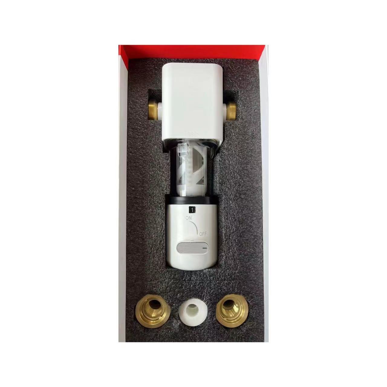 Brass+Plastic Water Prefilter With Accessories and Tool 1/2"-3/4" 15mm-20mm Antifreeze Self-Cleaning With Records