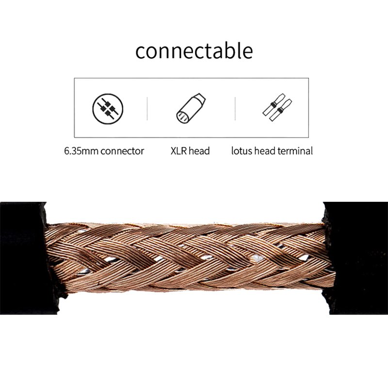 Antifreeze Tensile Braided Shield Low Noise Microphone Cable High Resolution Microphone Cable 100m Audio Speaker Cable
