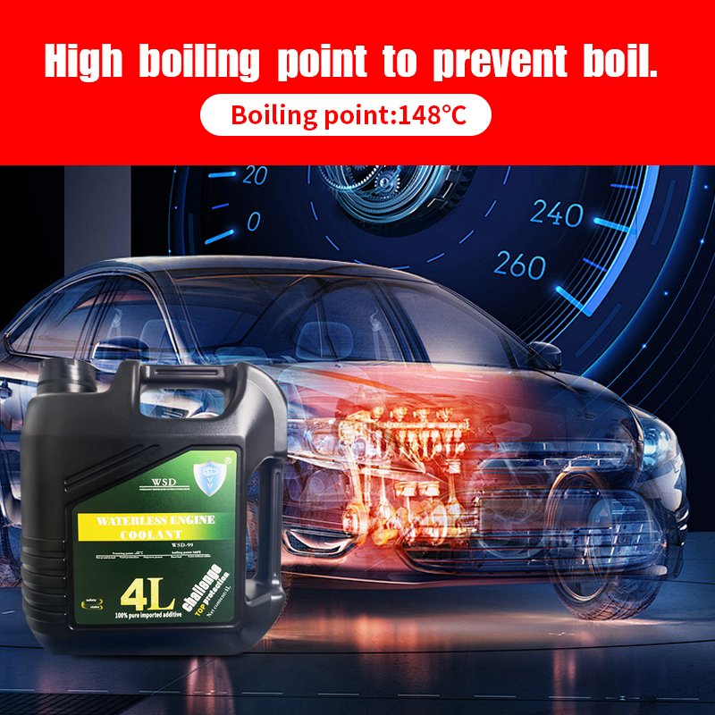 Automotive Antifreeze -50 Degrees Celsius Environmentally Friendly Protect Engine Oil-based Coolant