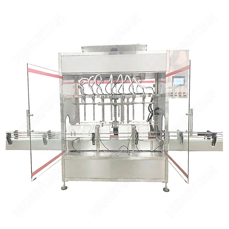 Automatic 1-5L Medical Isopropyl Alcohol | Filling Capping Aluminum Foil Sealing Labeling Machines Production Line