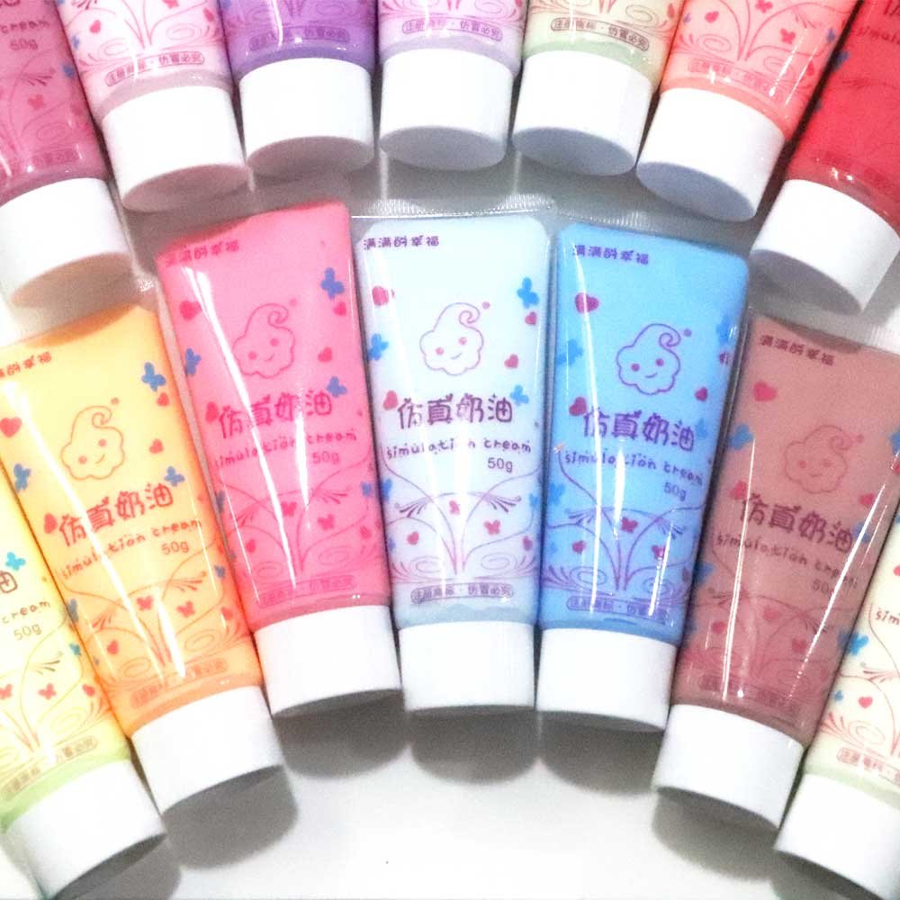 Assorted Color Cream Glue 50ml Antifreeze Handmade Creative Diy Making Mobile Phone Shell Decoration Accessories