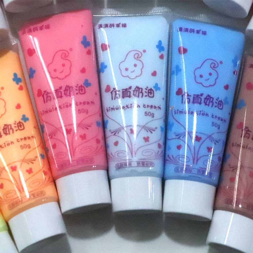 Assorted Color Cream Glue 50ml Antifreeze Handmade Creative Diy Making Mobile Phone Shell Decoration Accessories
