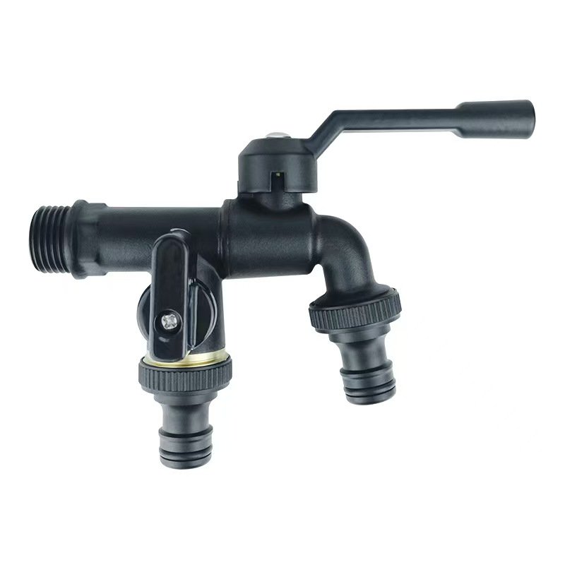 Brand New ABS Material Faucet 1/2'' 3/4'' Wall-Mounted Garden Water Tap Faucets Fashionable Quick Open Design