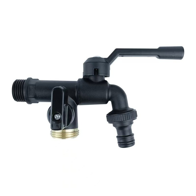 Brand New ABS Material Faucet 1/2'' 3/4'' Wall-Mounted Garden Water Tap Faucets Fashionable Quick Open Design