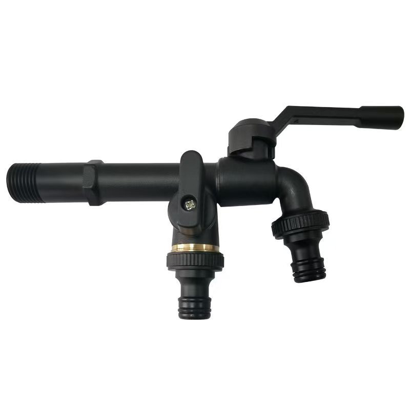 Brand New ABS Material Faucet 1/2'' 3/4'' Wall-Mounted Garden Water Tap Faucets Fashionable Quick Open Design