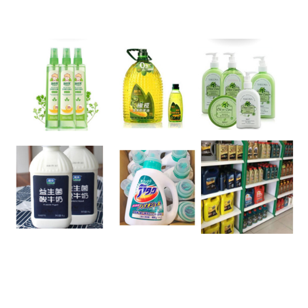Factory price Double-sided labeling machine for Oil drum Flat bottle double-sided Laundry detergent and Clingfilm ends