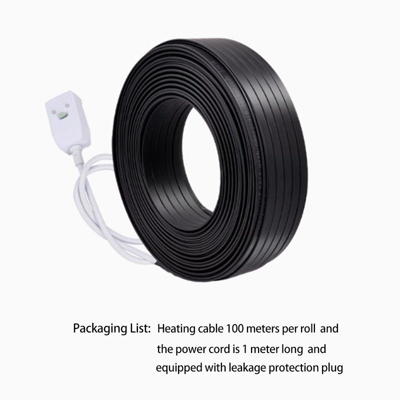 2024 Hot Sale Flame Retardant Selflimiting Temperature Tracing Cable Equipped With Leakage protection Plug for Pipeline Heating