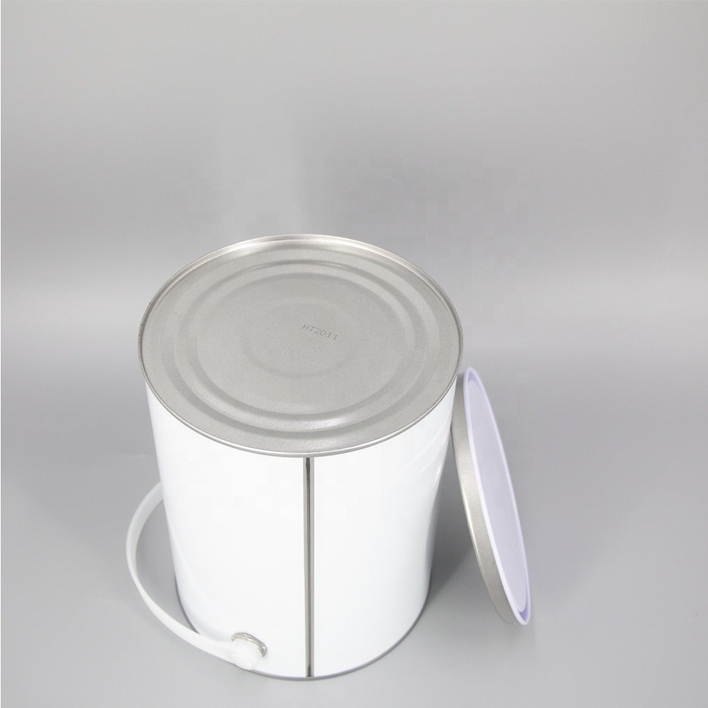 Wholesaler 1 Litre Refillable Empty Paint Tin Cans With Open Lid