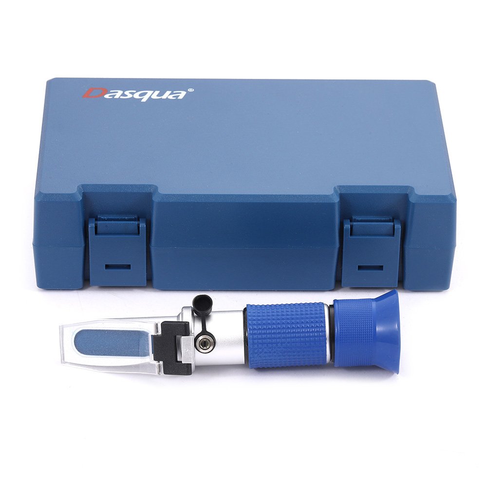 Dasqua Battery Acid and Engine Coolant Refractometer Antifreeze Coolant Tester Glycol Antifreeze Refractometer