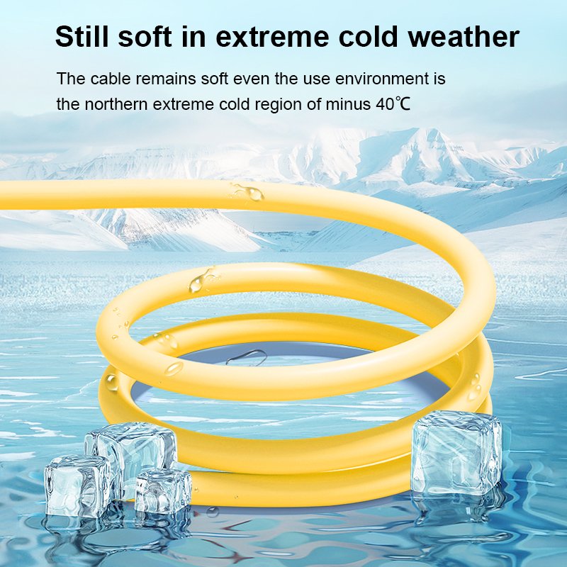 CC5A PD 100W Type C Charger Skin-Friendly Silicone Feel 5A Fast Charging USB C Cable for Mobile Phone Laptop Tablets