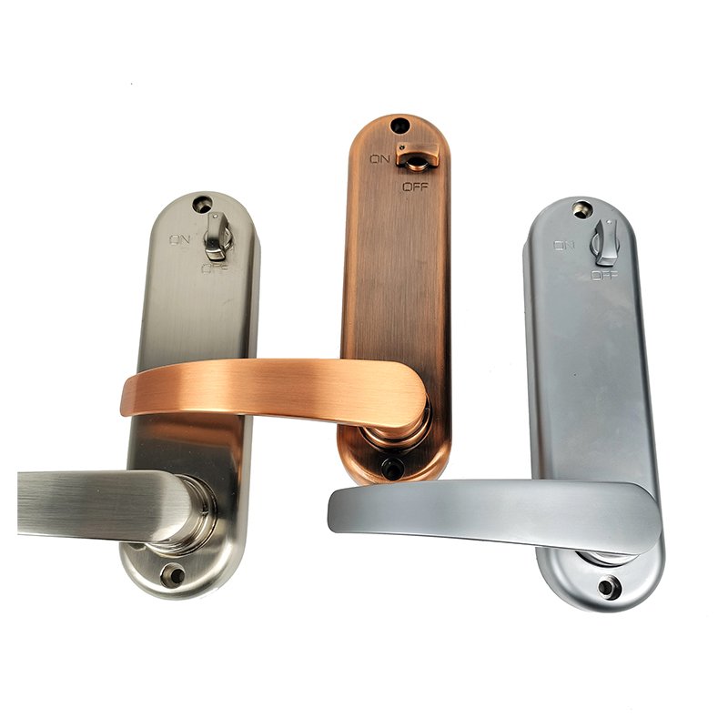Outdoor Front Gate Lock Aluminum Door Lock Single Latch Mortise Keyless Mechanical Combination Lock