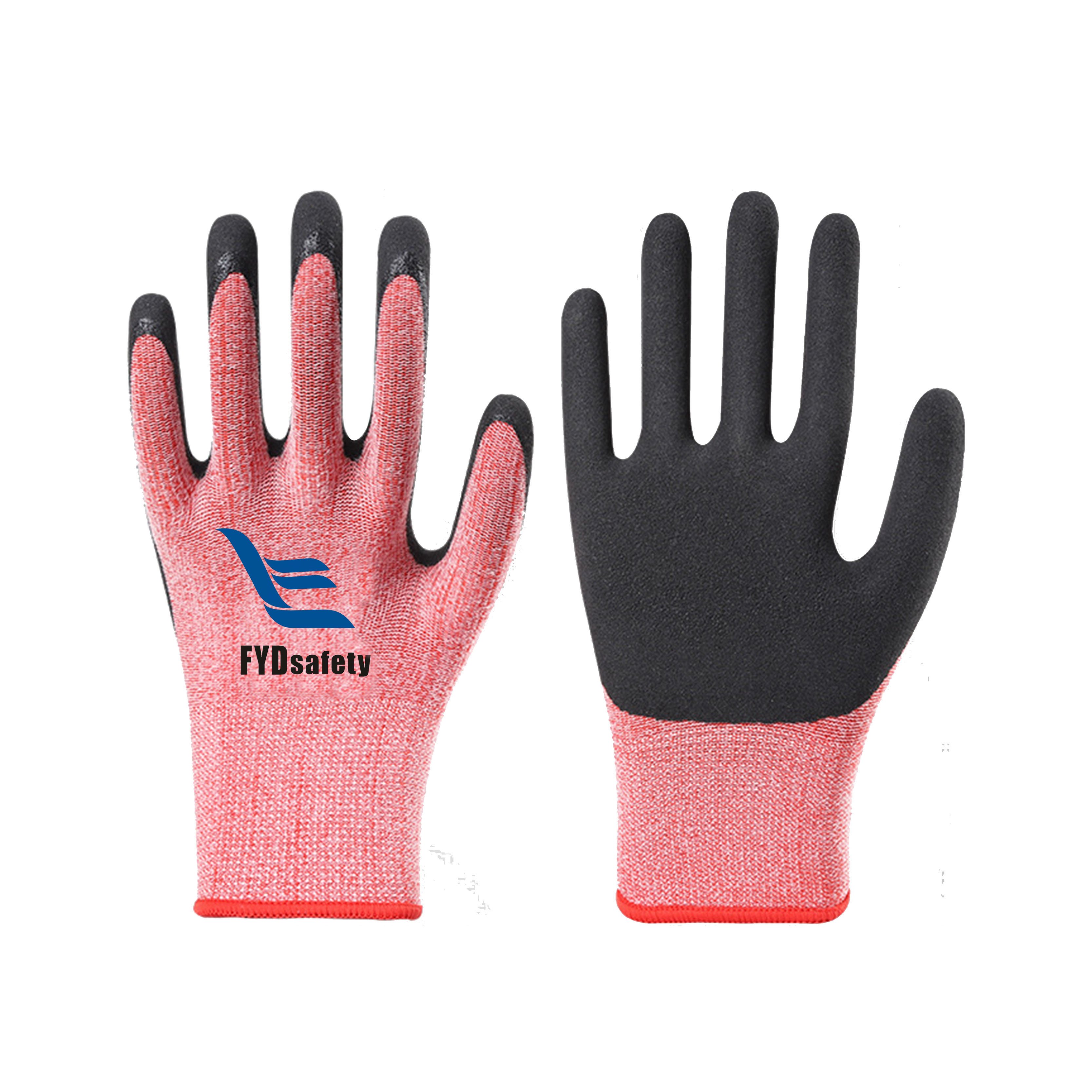 Hot Selling Antifreezing Thermal Winter Insulated Foam Palm Cold Weather Latex Coated Gloves