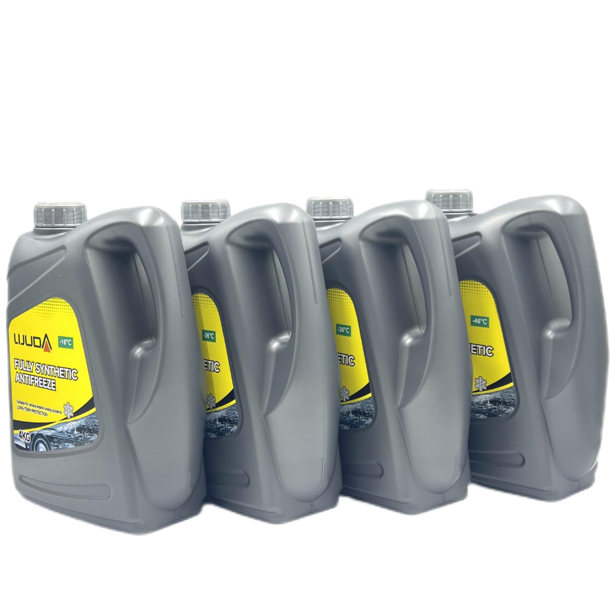 Lijunda High Quality Long Life 4L -16℃ GreenAntifreeze Eythelene Glycol Coolant Engine Radiator Coolant for Car