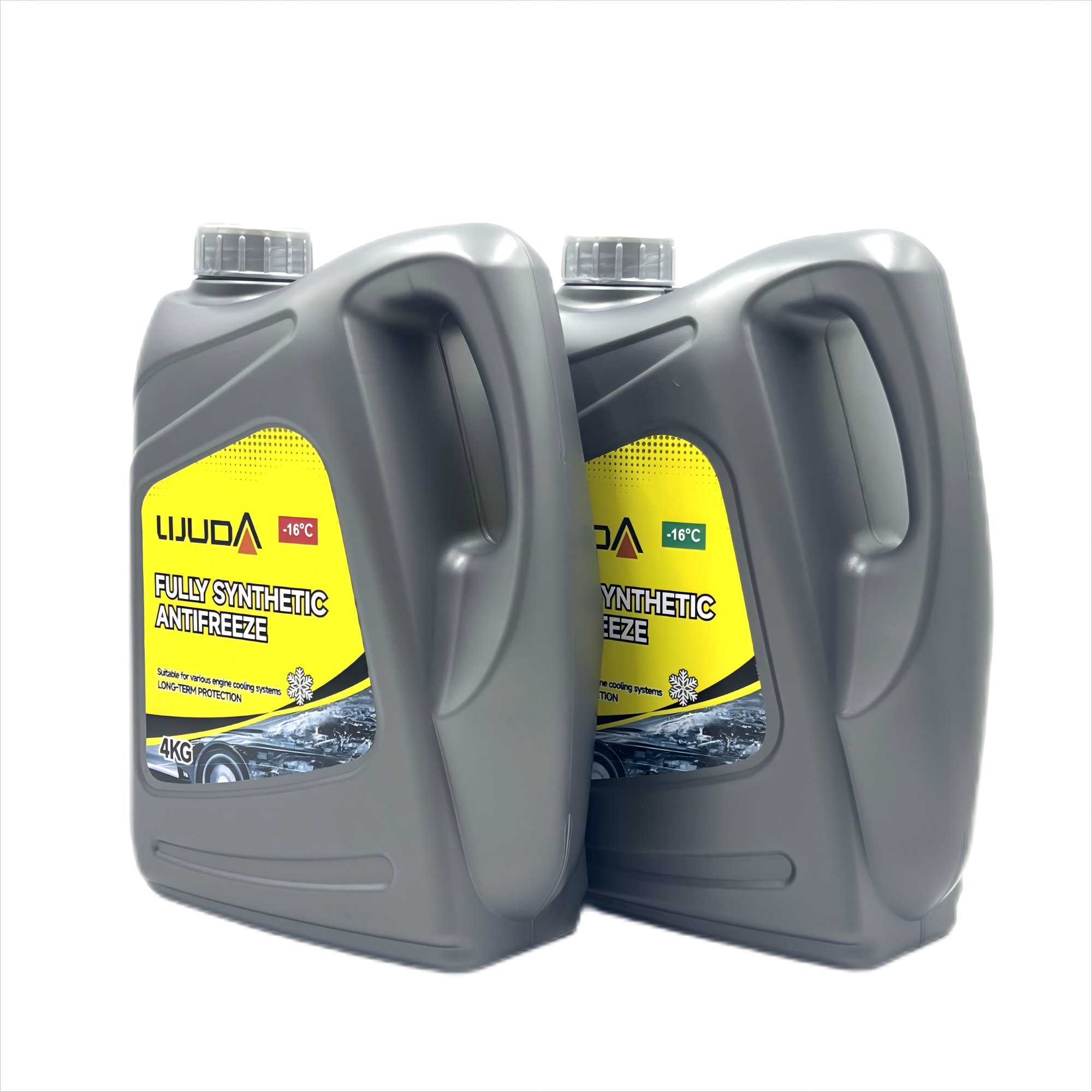 Lijunda High Quality Long Life 4L -16℃ GreenAntifreeze Eythelene Glycol Coolant Engine Radiator Coolant for Car
